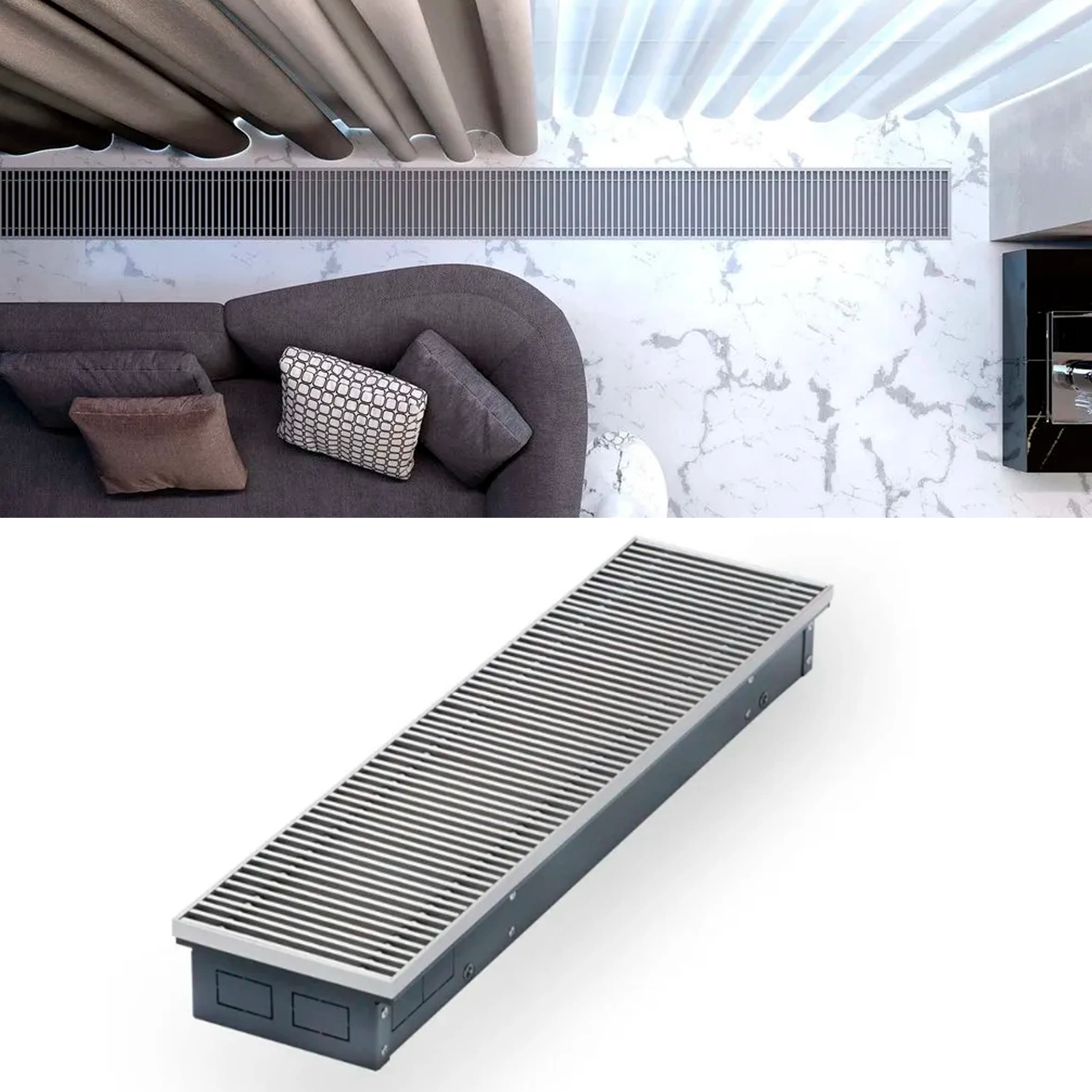 Конвектор внутрипольный  VELAR