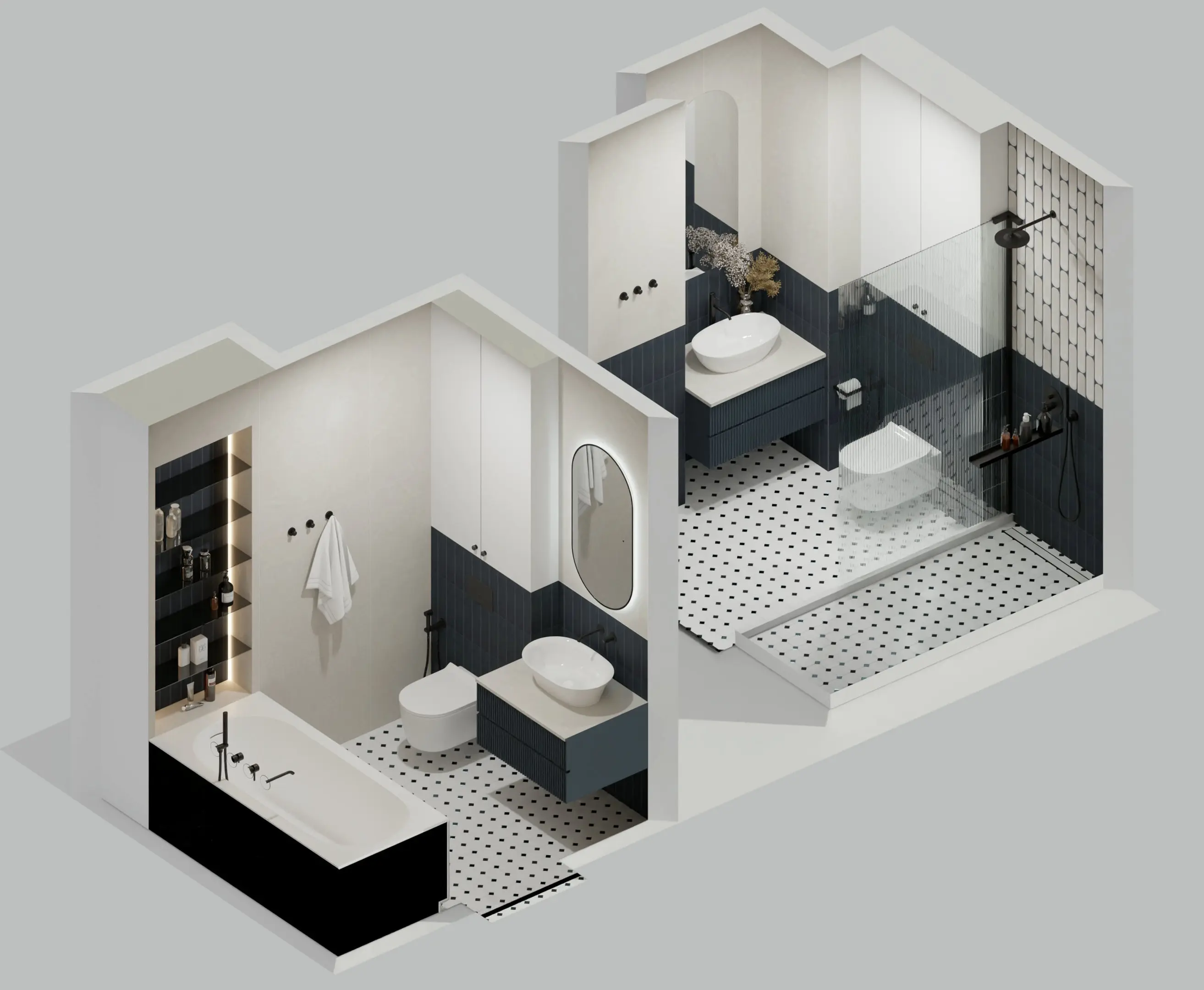 санузел сверху