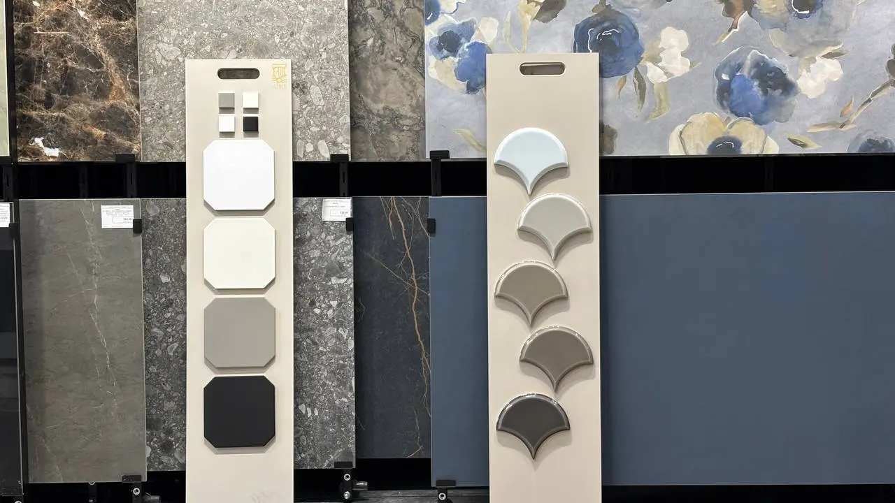 Плитка с геометрическим паттерном